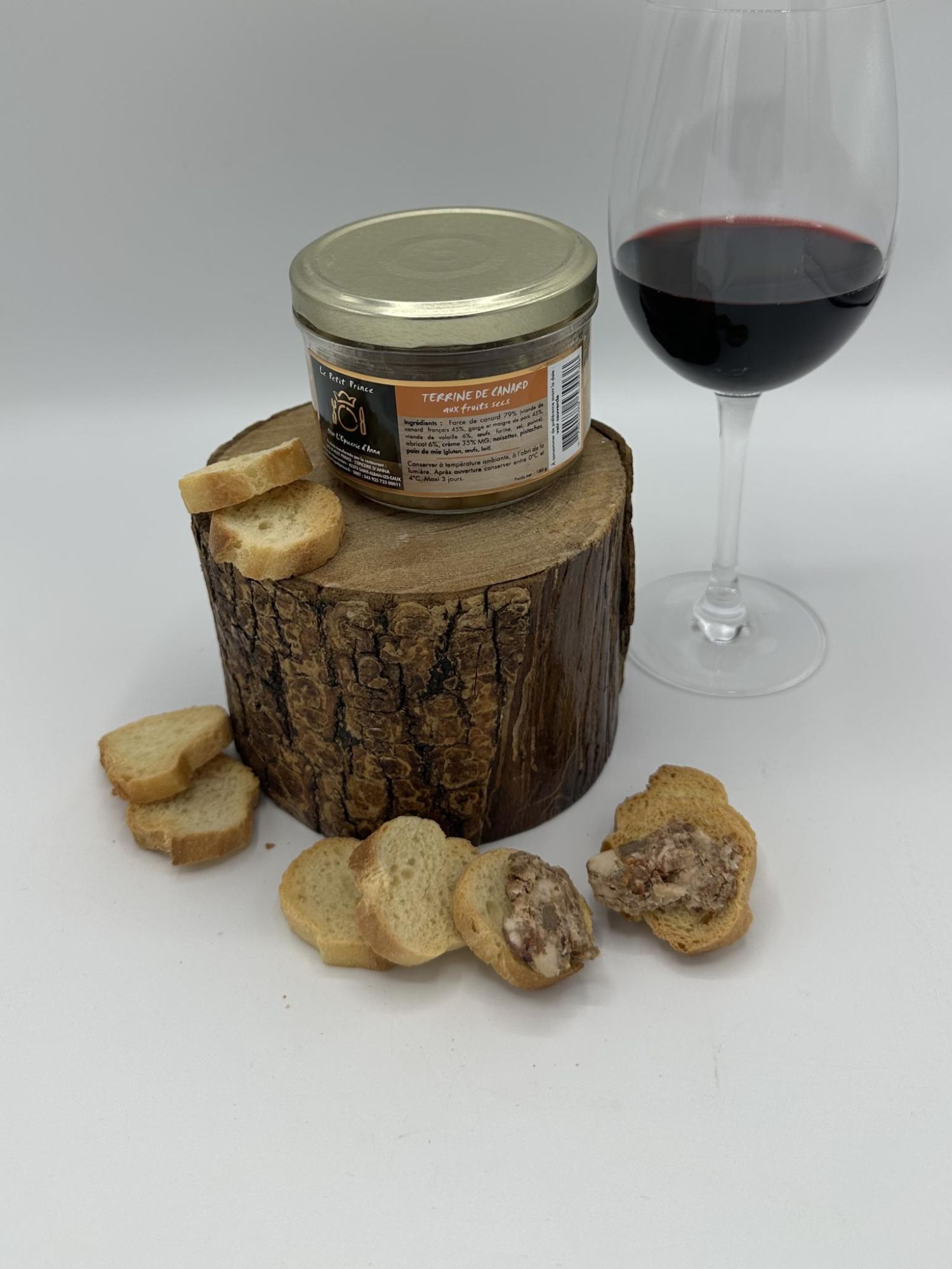 TERRINE DE CANARDS AUX FRUITS SECS