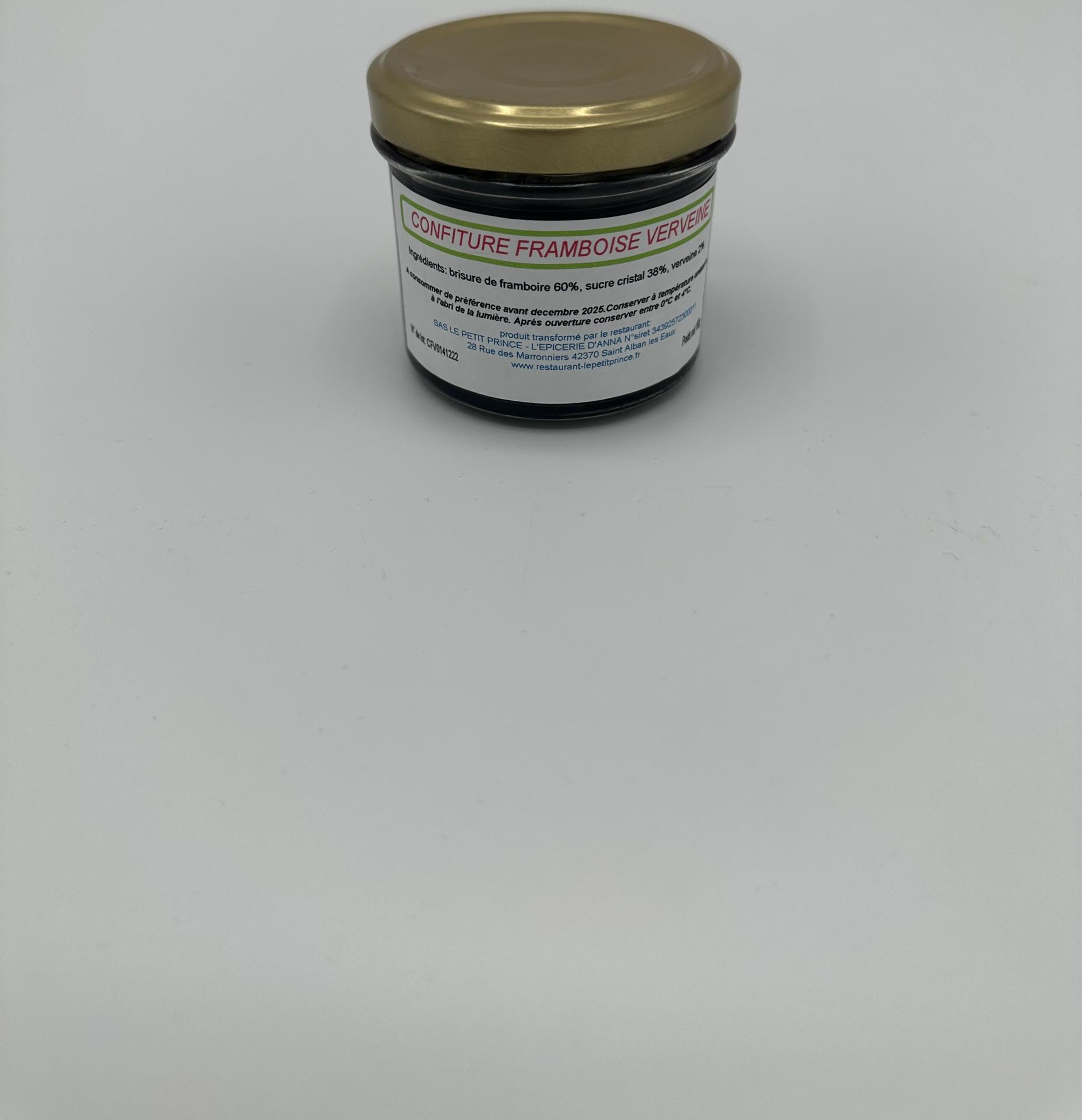 CONFITURE FRAMBOISE VERVEINE 100g