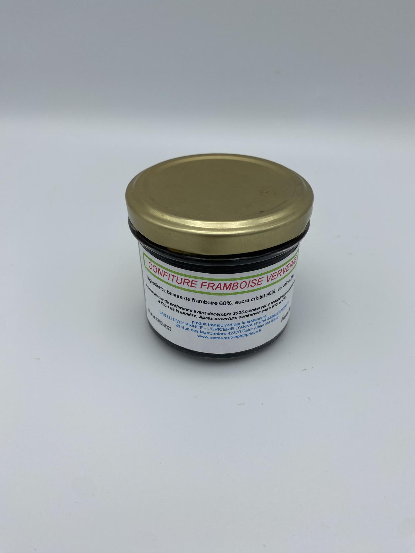 CONFITURE FRAMBOISE VERVEINE 100g