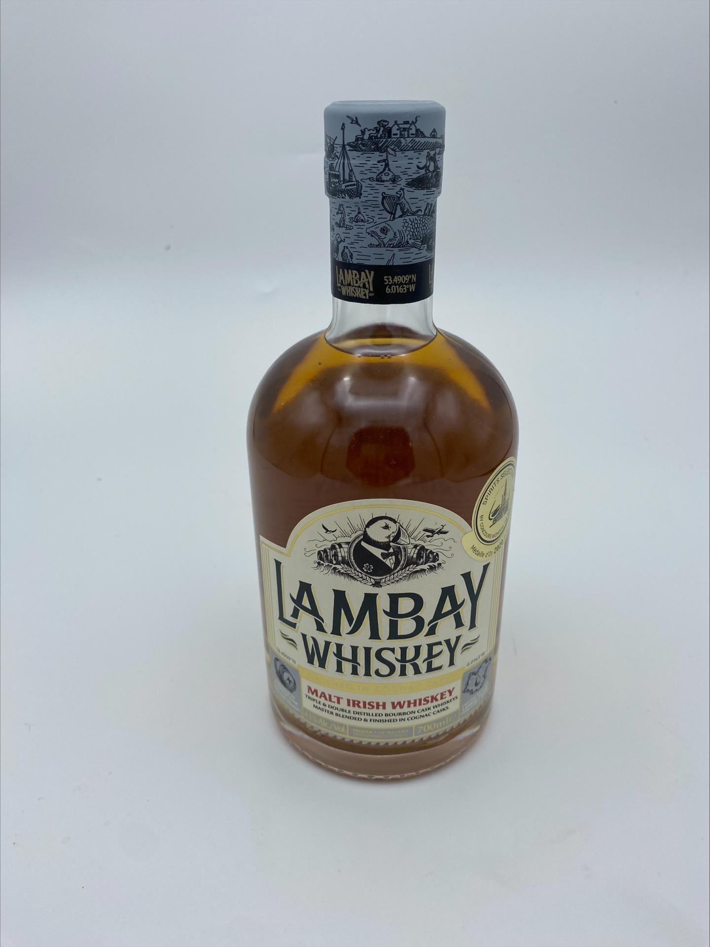 Whisky Lambay malt irish 43%