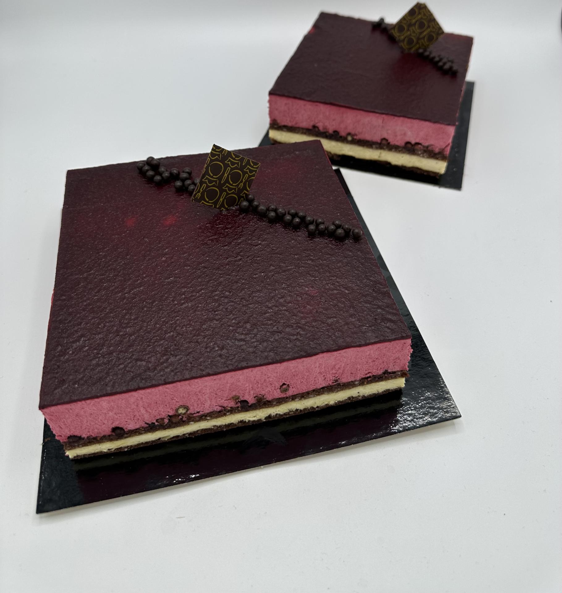 Entremet fruits rouge 4/5 personnes