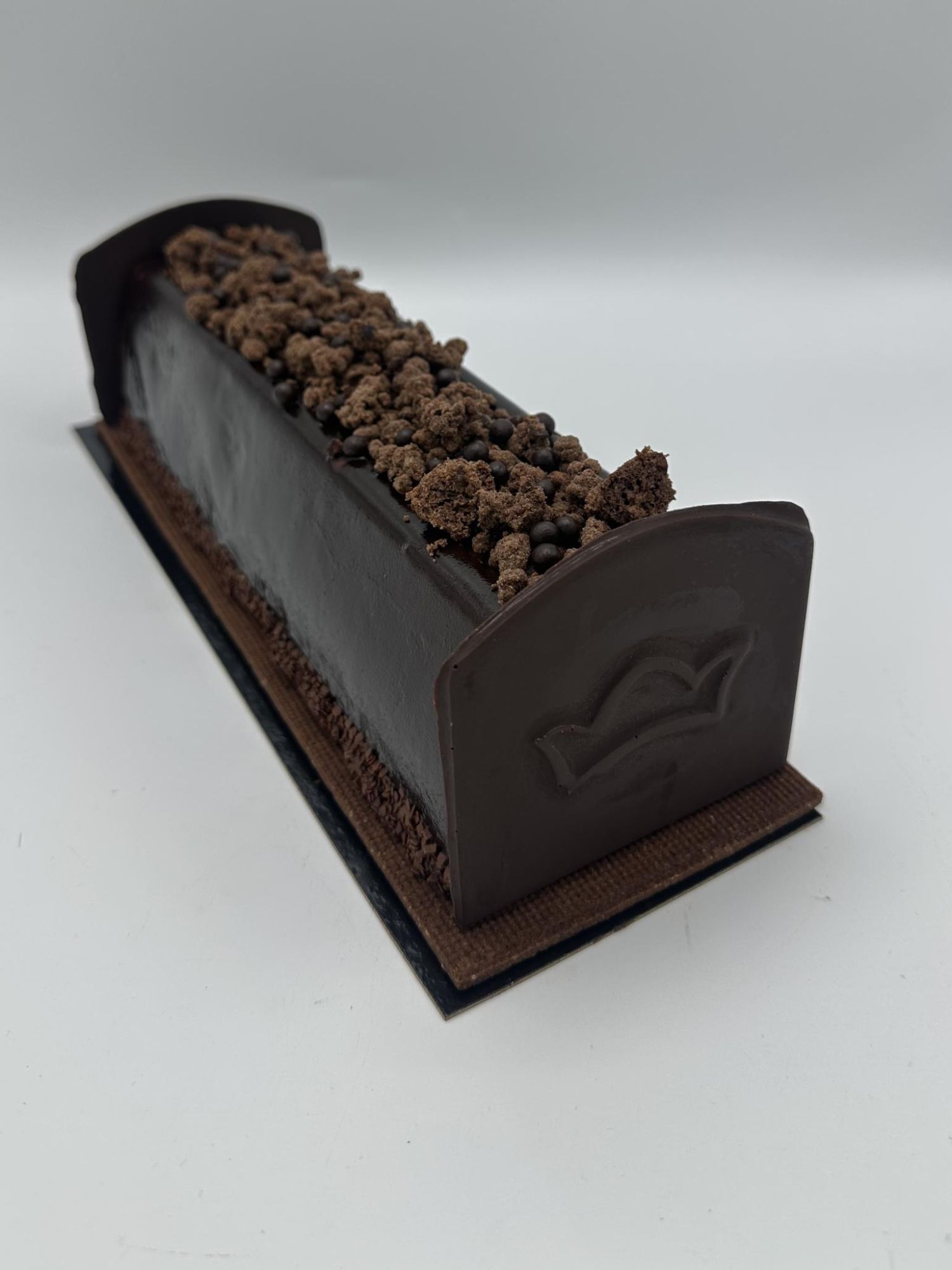 Bûche pâtissière chocolat vanille 6/8 pers